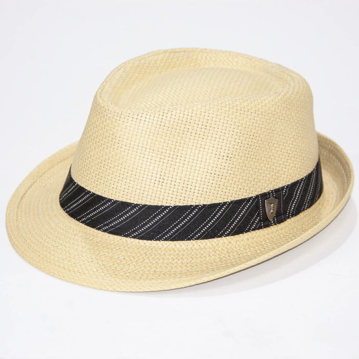 Sand Trilby Style Fedora with Ribbon Band