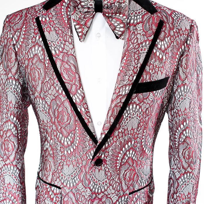 Red Paisley Dinner Jacket