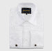 Men's White Paisley Regular-Fit Dress Shirt