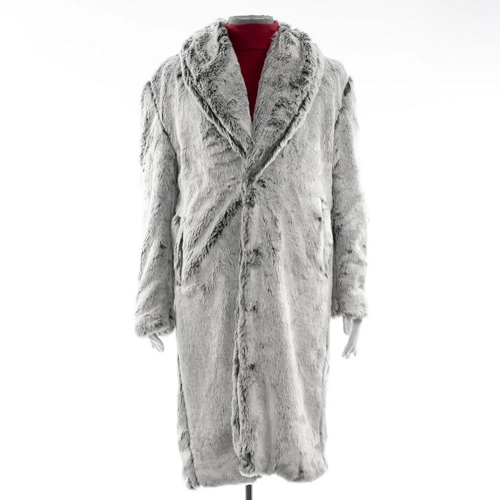 Gray Fur Overcoat