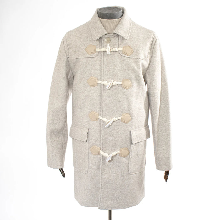 Tan Overcoat with Loop Button