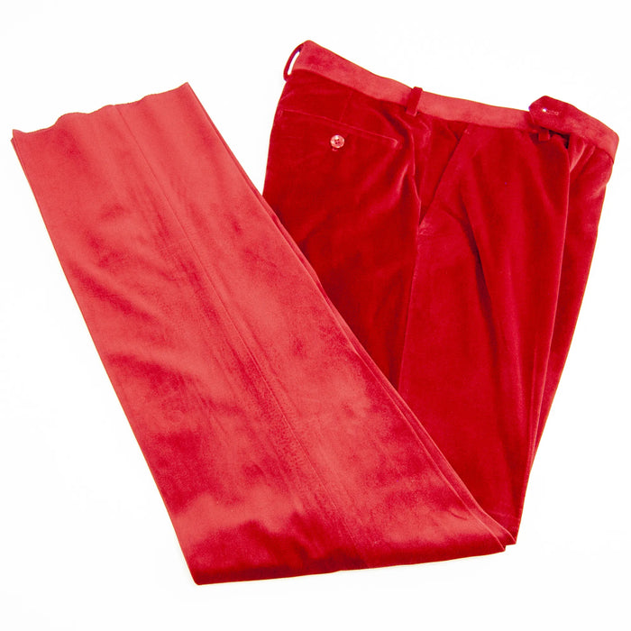 Red Velvet 3-Piece Slim-Fit Suit