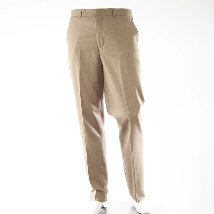 Beige Ultra Slim-Fit Dress Pants