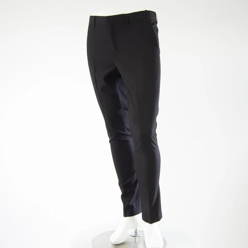 Men's Black Ultra-Slim Stretch Dress Pants