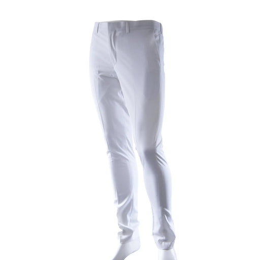 Men's White Ultra-Slim Stretch Dress Pants