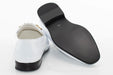 Men's White Patent Leather Bit-Loafer Dress Shoe - Back, Sole