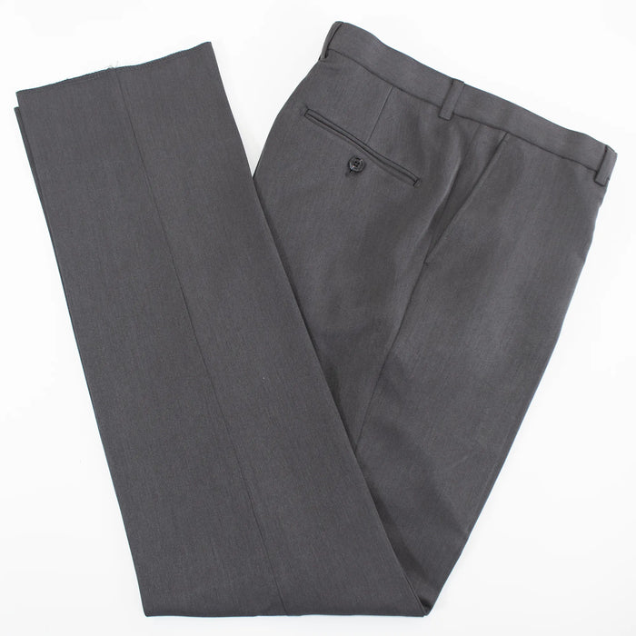 Charcoal Double-Breasted Slim-Fit 2-Piece Suit