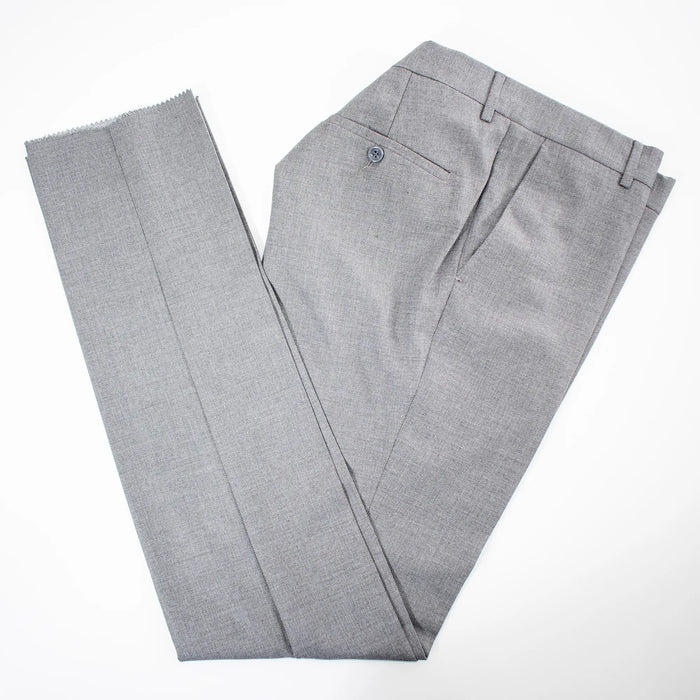 Gray 3-Piece Wool Plaid Slim-Fit Suit