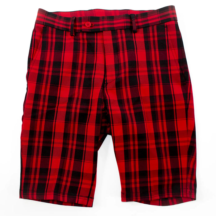 Red Plaid Shorts