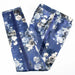 Men's Blue Floral Tuxedo Pants