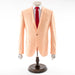 Peach 2-Piece Tailored-Fit Suit