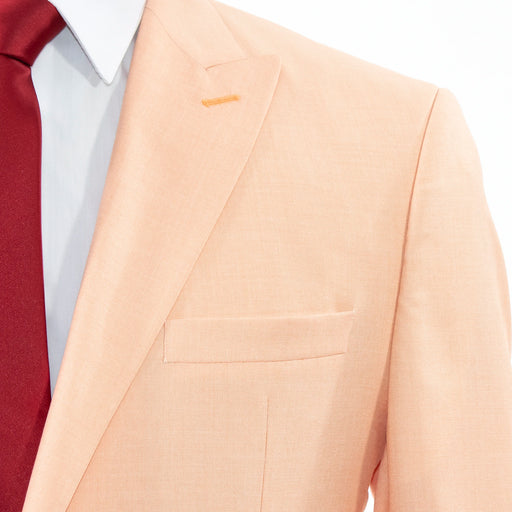 Peach 2-Piece Tailored-Fit Suit
