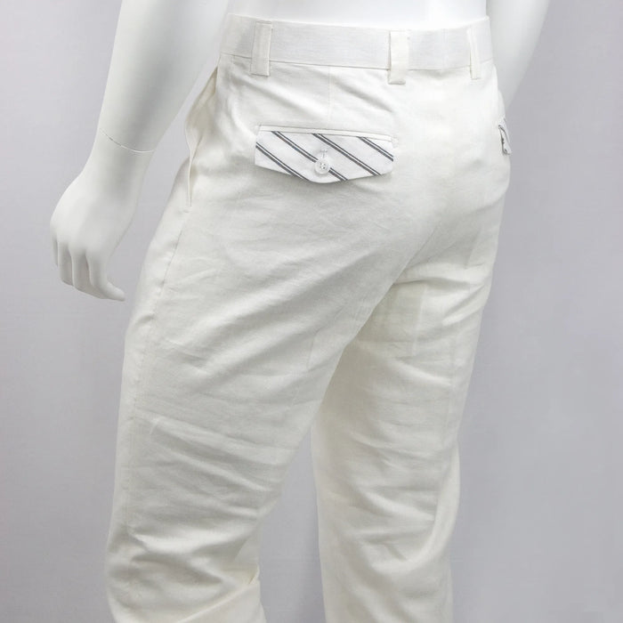 White 2-Piece Slim-Fit Walking Suit