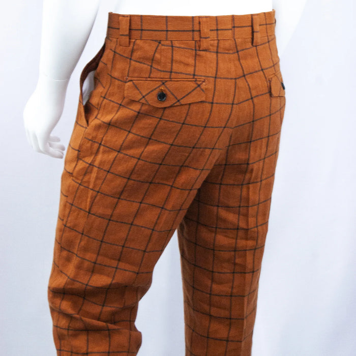 Rust 2-Piece Slim-Fit Walking Suit