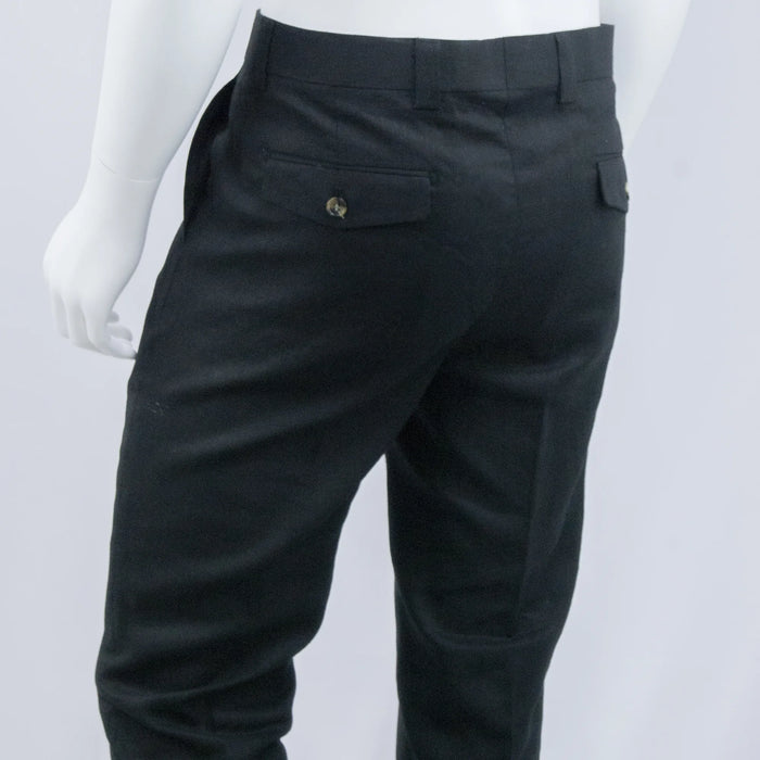 Black Long Sleeve 2-Piece Slim-Fit Walking Suit