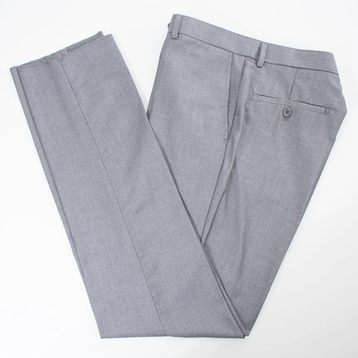 Men's Light Gray 3-Piece Suit Pants