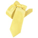 Men's Yellow Satin Necktie