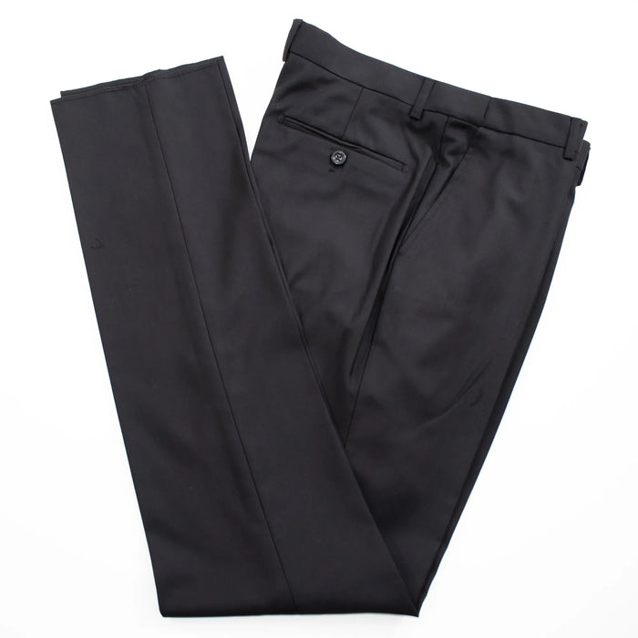 Black Plain Front Tuxedo Pants | Louie's Tux Shop