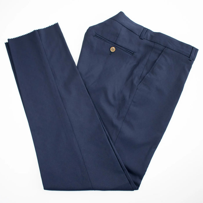 Navy Windowpane Plaid 3-Piece Slim-Fit Suit