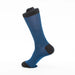 Men's Blue Chevron Pattern Dress Socks