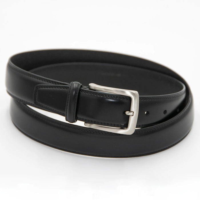 Classic Black Leather Belt