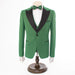 Men's Green Glitter 3-Piece Tuxedo