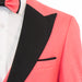 Men's Coral Pink Glittering 3-Piece Tuxedo