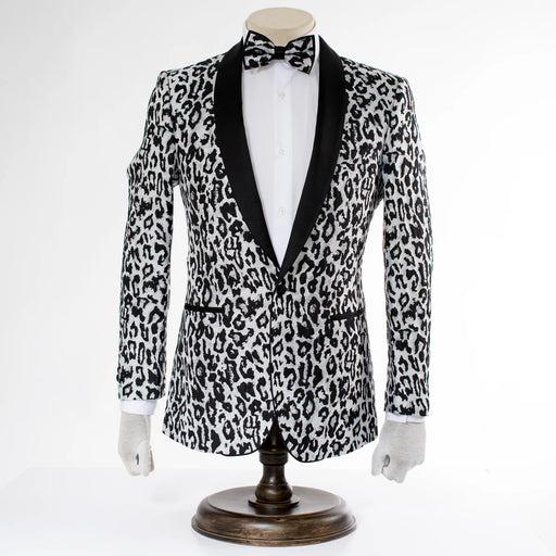 Silver Leopard Dinner Jacket