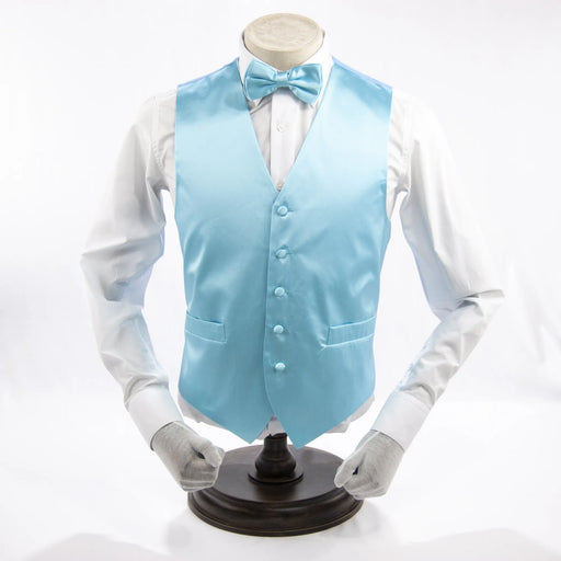 Men's Baby Blue Tuxedo Vest