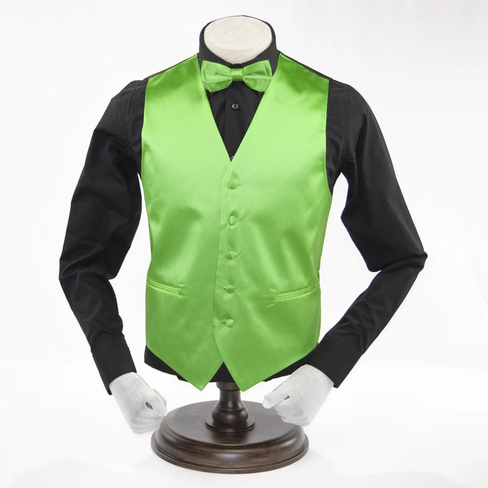Men's Apple Green Tuxedo Vest