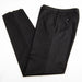 black 3-piece slim-fit wool suit pants