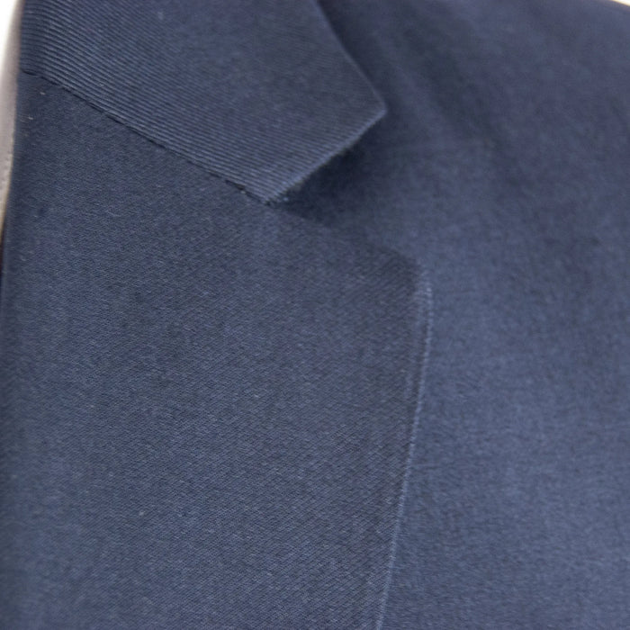 Navy Designer 3-Piece Slim-Fit Wool Suit