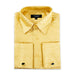 Gold Paisley Regular-Fit Shirt with Cufflinks