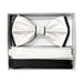 Men's White And Black Bow-Tie And Hankies